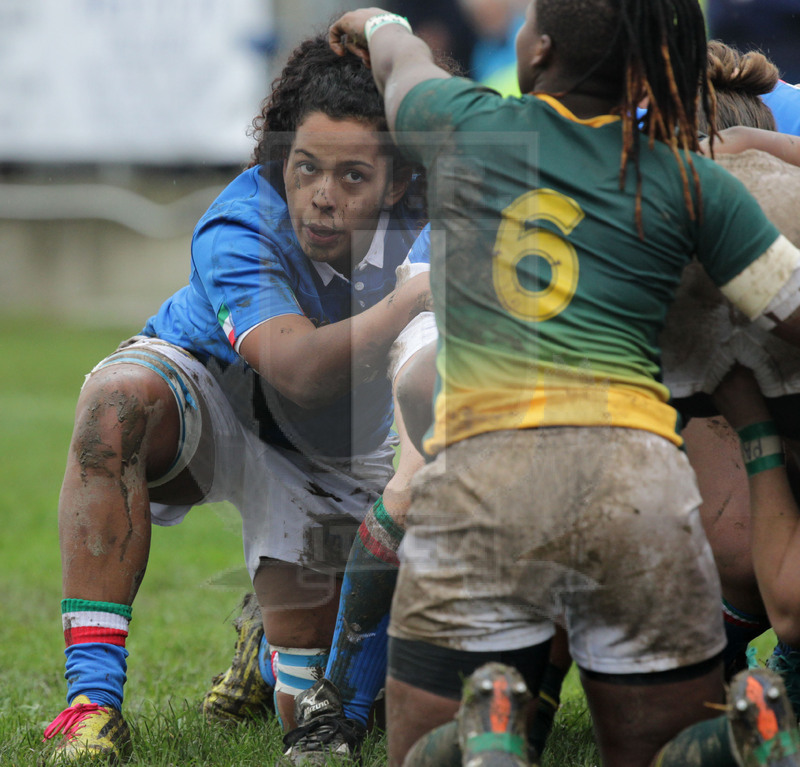 Cattolica Test Match Donne, Prato, stadio Chersoni 25/11/2018, Italia Donne v Sudafrica Donne, Giada Franco in chiusa. Foto Daniele Resini/Fotosportit
