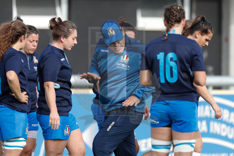 Test Match Donne Novembre 2018, Calvisano (BS), Pata Stadium, 4-11-2018, Italia Femminile v Scozia Femminile. Tito Cicciò durante il warm-up. Foto: Roberto Bregani/Fotosportit