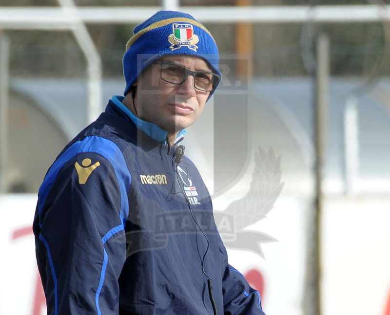 Test match U18, Badia Polesine 24/02/2018, Italia U18 v Francia U18, warm up, l\