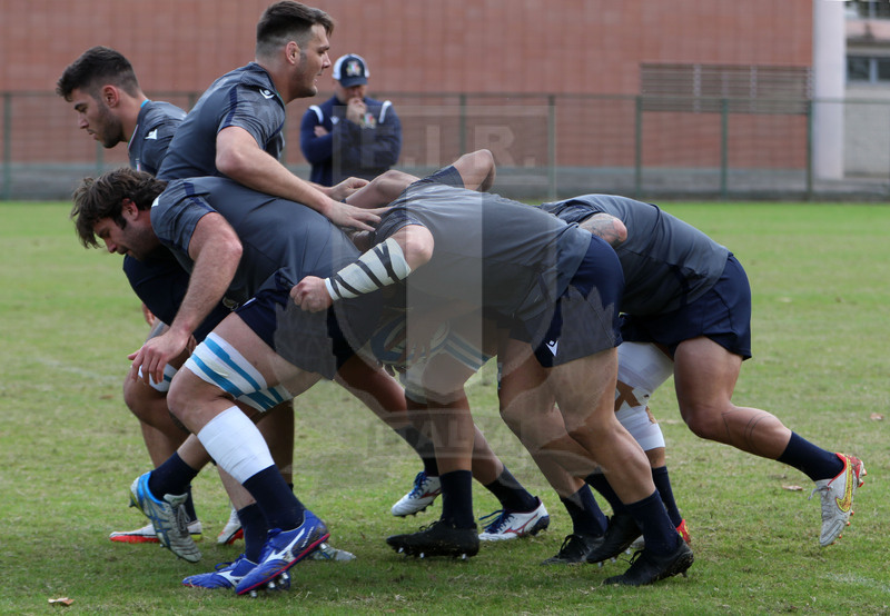 Autumn Nations Cup, Italia v Nuova Zelanda, Roma, Centro Coni Giulio Onesti 05/11/2021, team run della Nazionale Maggiore,