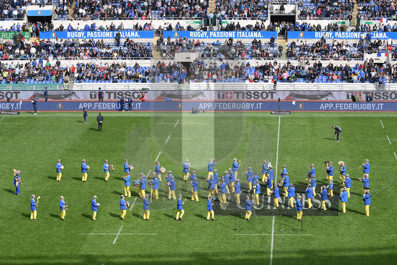 Guinness Sei Nazioni 2019, Round 5, Roma, stadio Olimpico 16/03/2019, Italia v Francia, la banda della Frustica.