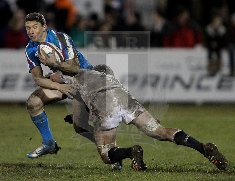 RBS Sei Nazioni 2015, Devonport 13/02/2015, Inghilterra U20 v Italia U20, Matteo Minozzi.