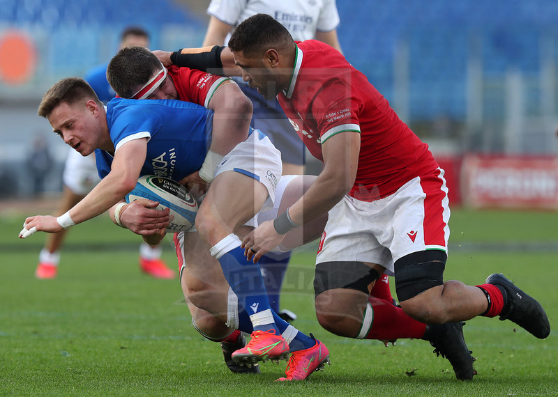 Guinness Sei Nazioni 2021, Round 4, Roma, stadio Olimpico 13/03/2021, Italia v Galles, Foto Daniele Resini/Fotosportit
