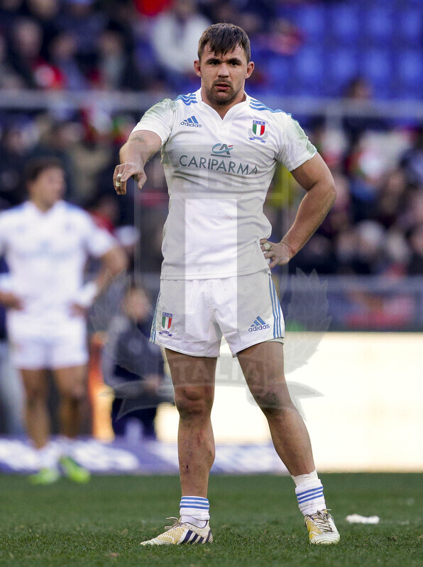 RBS 6 Nazioni 2013, Roma, Stadio Olimpico, 3-02-2013, Italia v Francia. Simone Favaro