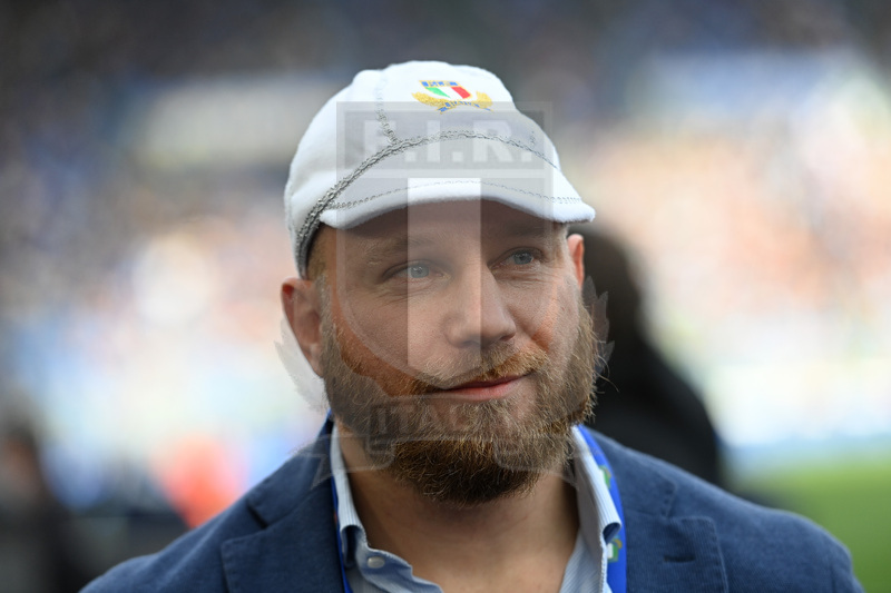 ROME, ITALY - MARCH 12: Leonardo Ghiraldini before the Guinness Six Nations Rugby match between Italy and Scotland at Stadio Olimpico on March 12, 2022 in Rome, Italy. (Photo by Tullio Puglia - Federugby/Getty Images)