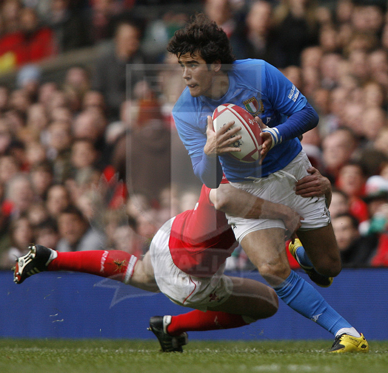 Rbs Sei Nazioni 2008, Cardiff, Millennium Stadium 23/02/2008, Galles v Italia, Foto Daniele Resini/Fotosportit