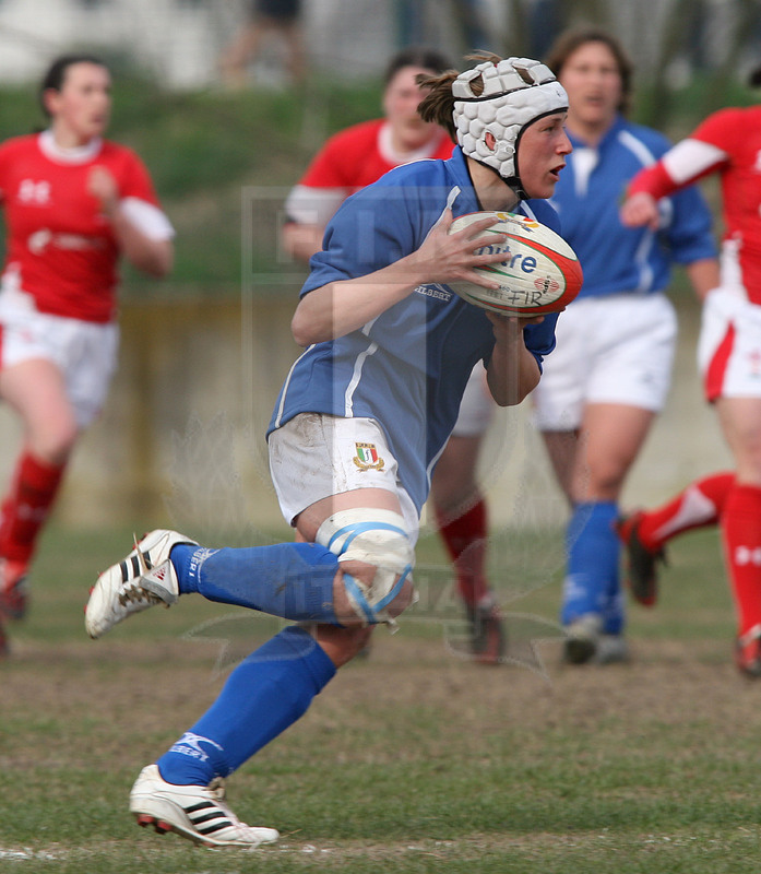Sei Nazioni Donne 2009, Mira (VE) 15/03/2009, Italia Donne v Galles Donne, Silvia Gaudino. Foto Daniele Resini/Fotosportit