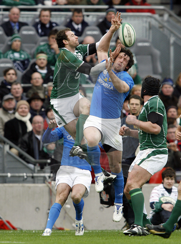 Rbs Sei Nazioni 2008, Dublino, Croke Park 02/02/2008, Irlanda v Italia, Foto Daniele Resini/Fotosportit