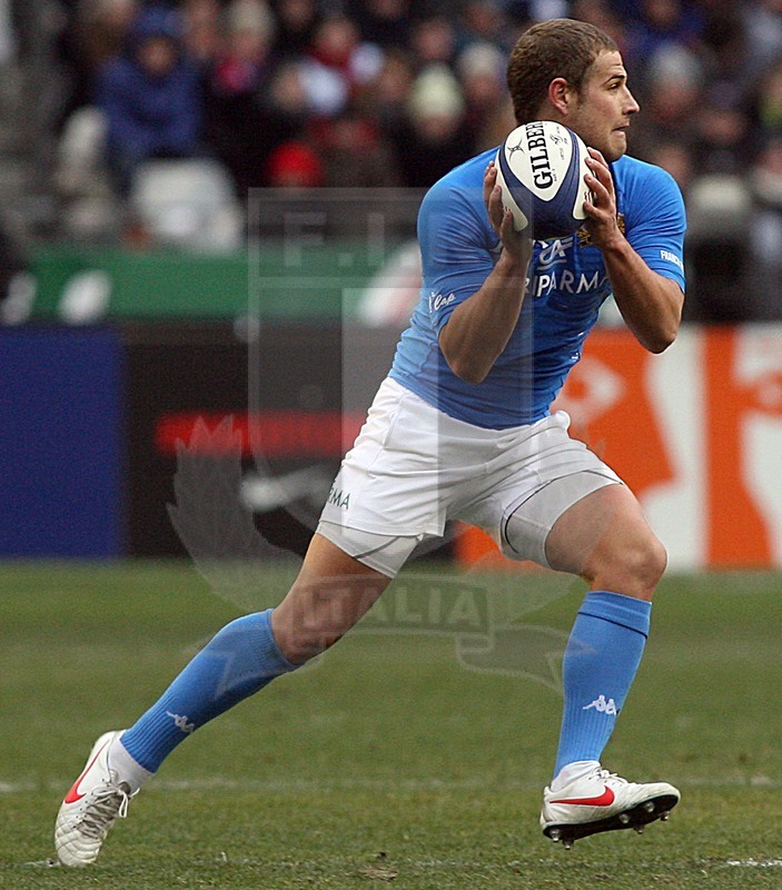Rbs Sei Nazioni 2012, Round 1, Parigi, Stade de France 04/02/2012, Francia v Italia, Tobias Botes. Foto Daniele Resini/Fotosportit