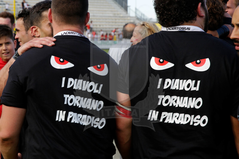 Rugby, Serie A 2015-2016, Finale, Viadana (MN), Stadio Zaffanella, 22-05-2016, Conad Reggio v Tossini Pro Recco. Foto: Roberto Bregani / Fotosportit