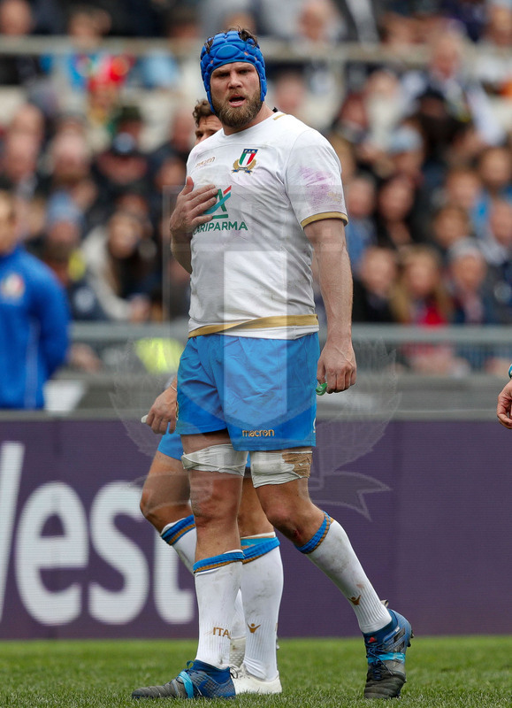 Natwest Sei Nazioni 2018, Roma, Stadio Olimpico, 17/03/2018, Italia v Scozia. Dean Budd. Foto: Roberto Bregani/Fotosportit