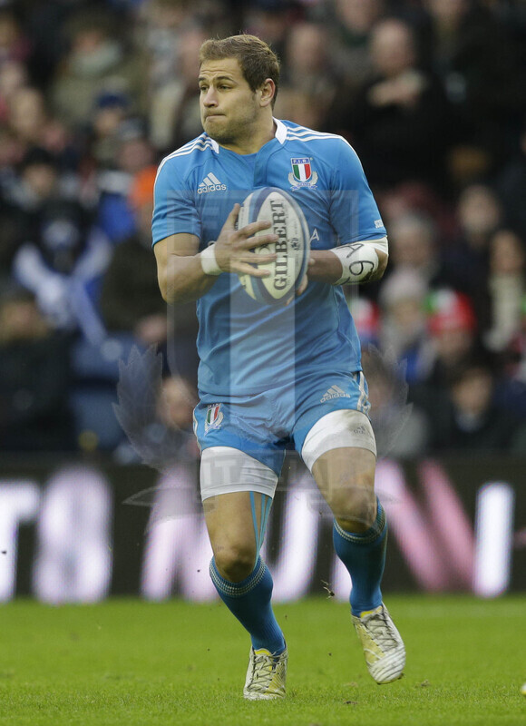 RBS 6 Nazioni 2013, Edimburgo, Murrayfield Stadium, 9-02-2013, Scozia v Italia. TOBIAS BOTES