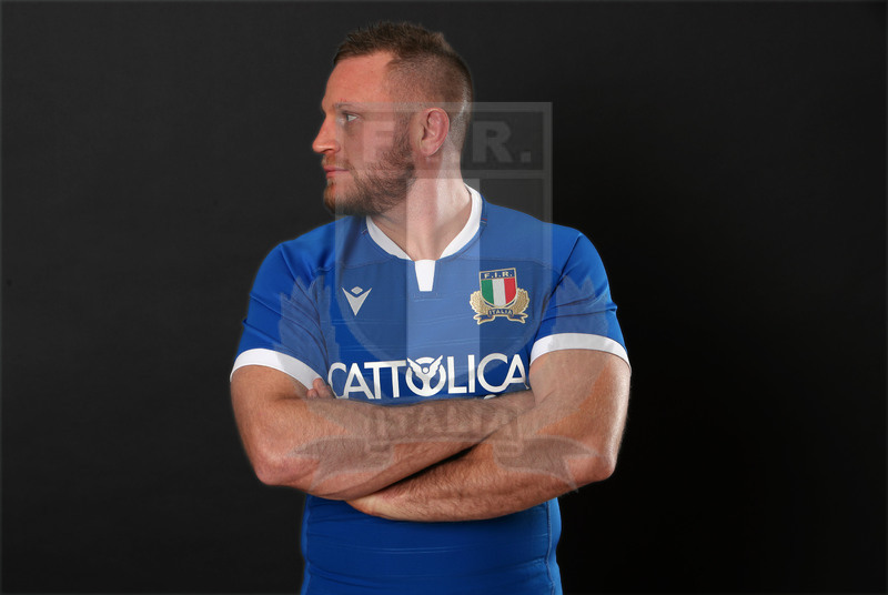 Guinness Sei Nazioni 2021, Roma, Centro Coni Giulio Onesti 29/01/2021, raduno della Nazionale maggiore, ritratti e nuovi profili di atleti e staff, Luca Bigi.