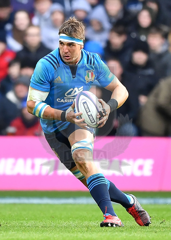 RBS Sei Nazioni 2017, Edimburgo, Murrayfield stadium 18/03/2017, Scozia v Italia, Andries Van Schalkwyk. Foto Tiziano Pucci.
