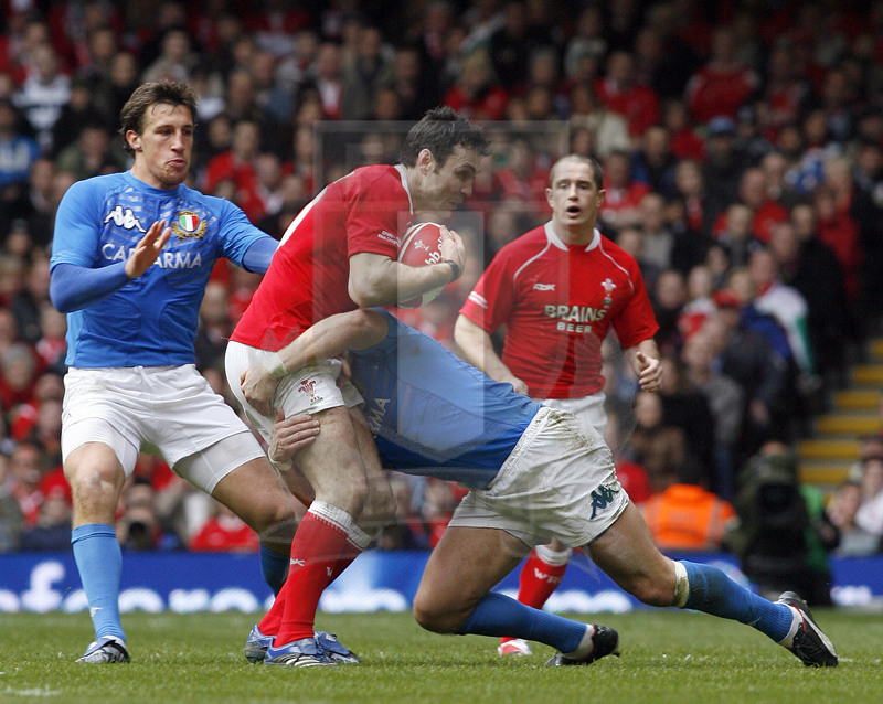 Rbs Sei Nazioni 2008, Cardiff, Millennium Stadium 23/02/2008, Galles v Italia, Foto Daniele Resini/Fotosportit