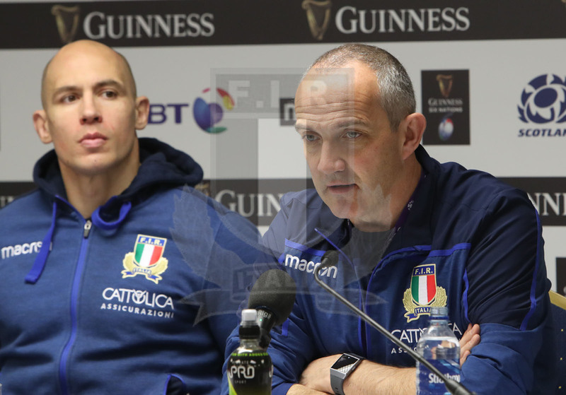 Guinness Sei Nazioni 2018, Round 1, Edimburgo, Murrayfield 02/02/2019, Scozia v Italia, conferenza stampa post partita con Conor O\