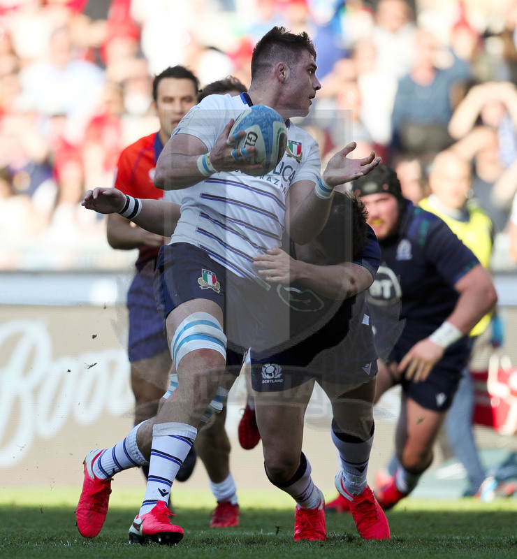 Guinness Sei Nazioni 2020, Round 3, Roma, Stadio Olimpico, 22/02/2020, Italia v Scozia. Jack Polliedri- Foto Roberto Bregani/Fotosportit