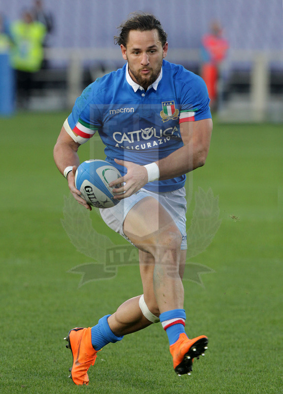 Cattolica Test Match 2018, Firenze, stadio Artemio Franchi 10/11/2018, Italia v Gorgia, Michele Campagnaro. Foto Daniele Resini/Fotosportit