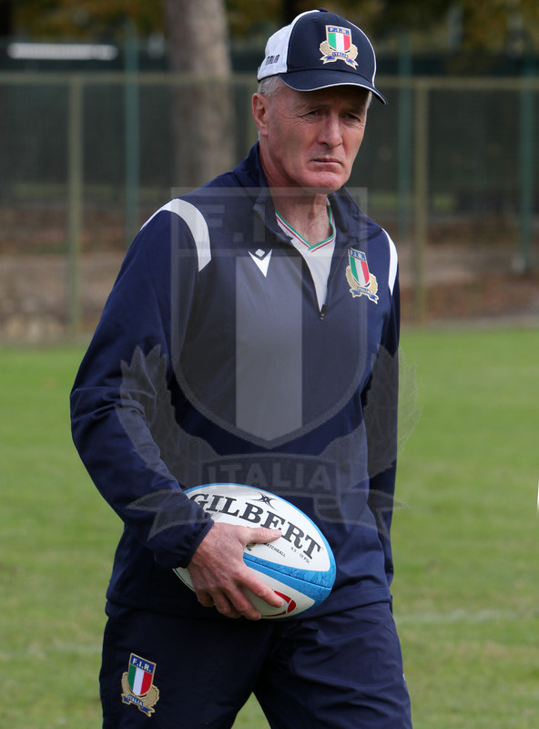 Autumn Nations Cup, Italia v Nuova Zelanda, Roma, Centro Coni Giulio Onesti 05/11/2021, team run della Nazionale Maggiore,