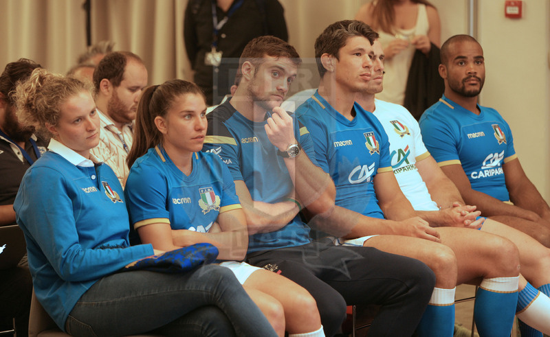 Milano, presentazione del nuovo sponsor tecnico Fir, Milano, NHOW Hotel 03/07/2017, gli atleti delle Nazionali intervenuti. Foto Daniele Resini/Fotosportit