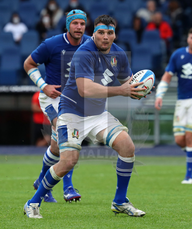 Autumn Nations Series 2021, Roma, Stadio Olimpico, 06/11-2021, Itallia vs Nuova Zelanda.Foto Daniele Resini/Fotosportit