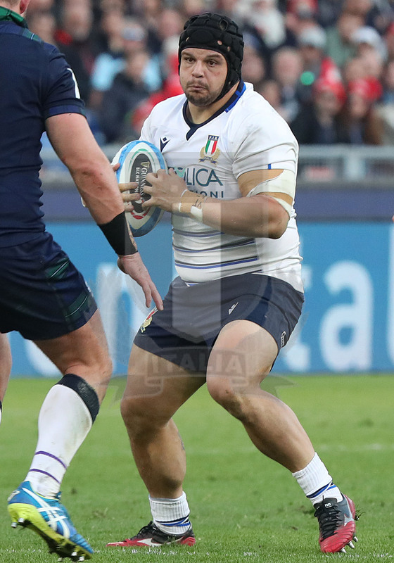 Guinness Sei Nazioni 2020, Round 3, Roma, Stadio Olimpico 22/02/2020, Italia v Scozia, Federico Zani. Foto Daniele Resini/Fotosportit.
