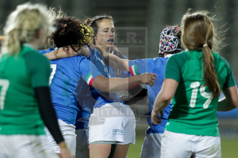 Guinness Sei Nazioni 2019 Donne, Round 3, Parma, Stadio Zaffanella, 23/02/2019, Italia Donne v Irlanda Donne. Foto Roberto Bregani/Fotosportit