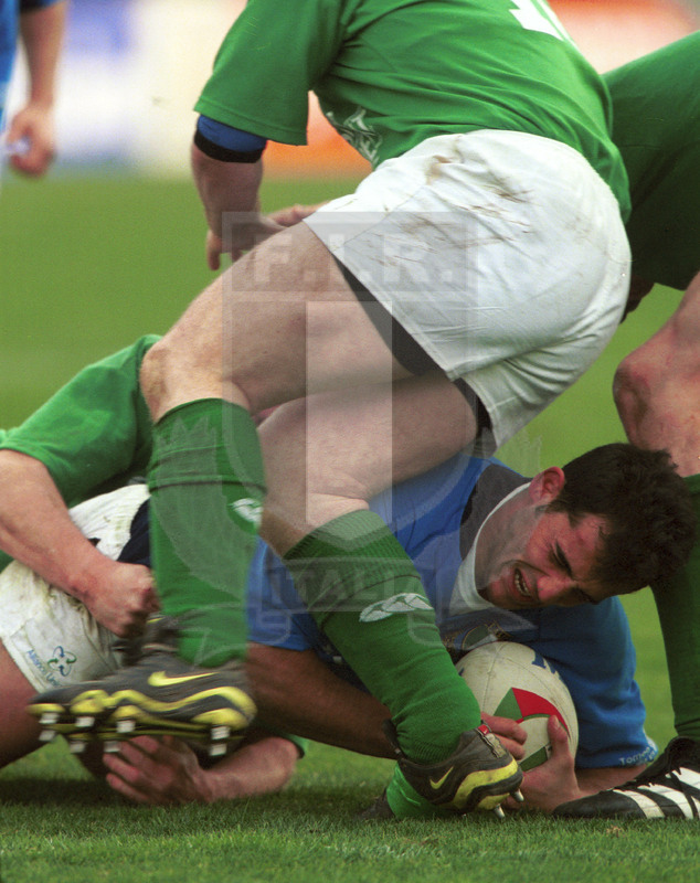 2002 Lloyds TSB Six Nations, Roma, stadio Flaminio 03/02/2001, Italia v Irlanda, Foto Daniele Resini/Fotosportit