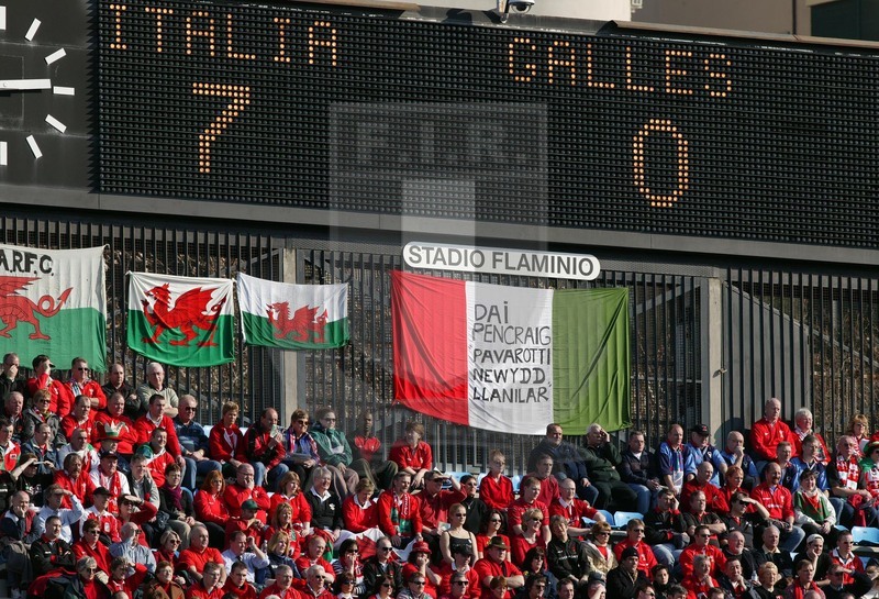 Sei Nazioni 2003, Roma, Stadio Flaminio 2003/02/15, Italia v Galles, il primo vantaggio dell\