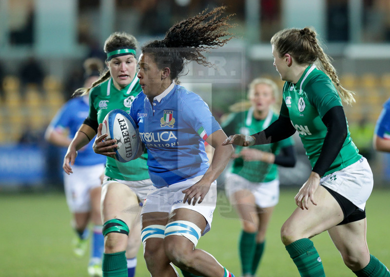 Guinness Sei Nazioni 2019 Donne, Round 3, Parma, Stadio Lanfranchi, 23/02/2019, Italia Donne v Irlanda Donne. Giada Franco. Foto Roberto Bregani/Fotosportit