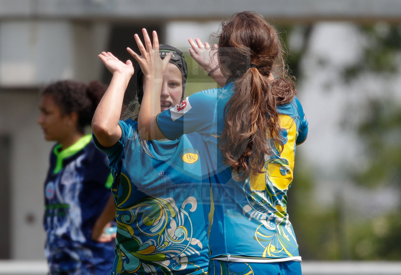Finali Trofeo Interregionale U16 e Coppa Italia Femminile Seniores Femminile "Trofeo Rebecca Braglia", Calvisano (BS), Pata Stadium, 2-3 Giugno 2018. Un momento durante le fasi di qualificazione alle Finali della Coppa Italia Seniores Femminile e del Trofeo Interregionale Underr 16. Foto: Roberto Bregani @ fotosportit