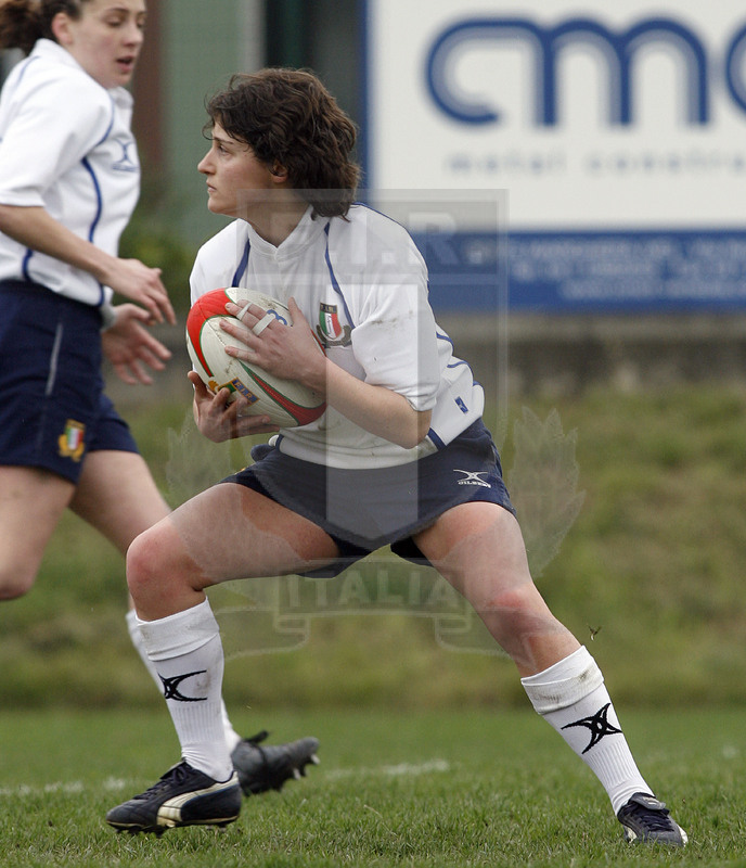 Sei Nazioni Donne 2008, Mira (VE) 16/03/2008, Italia Donne v Scozia Donne, Valentina Schiavon. Foto Daniele Resini/Fotosportit