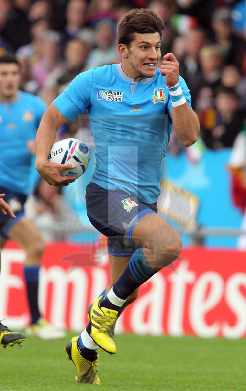 Rugby World Cup 2015, Pool D, Exeter 11/10/2015, Italia v Romania, Tommaso Allan. Foto Daniele Resini/Fotosportit