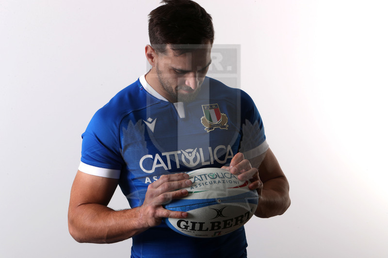 Guinness Sei Nazioni 2021, Roma, Centro Coni Giulio Onesti 29/01/2021, raduno della Nazionale maggiore, ritratti e nuovi profili di atleti e staff, Mattia Bellini.