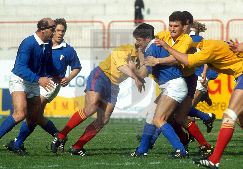 Coppa Europa Fira 1992, Rovigo, stadio Battaglini 18/04/1992, Italia v Romania,