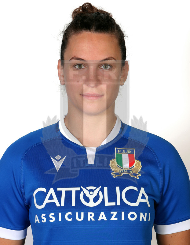 Sei Nazioni 2021, Parma, Cittadella del Rugby 28/12/2020, raduno della Nazionale Donne, profili di giocatrici e staff, Valeria FEDRIGHI, Stade Toulousain (FFR).