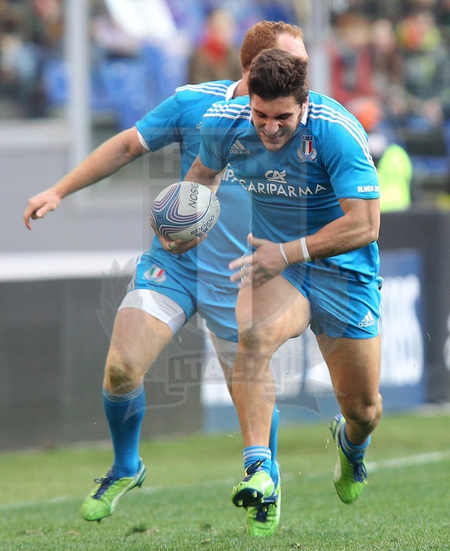 Sei Nazioni 2013, Roma, stadio Olimpico 16/03/2013, Italia v Irlanda, Giovambattista Venditti.