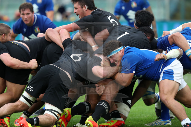 Autumn Nations Series 2021, Roma, Stadio Olimpico, 06/11-2021, Itallia vs Nuova Zelanda, drive neozelandese. Foto Daniele Resini/Fotosportit