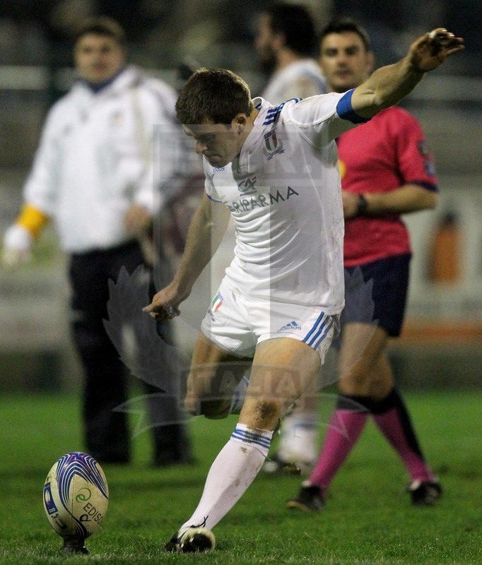 Rbs 6 Nazioni Under 20, Fontanafredda 21/02/2014, Italia U20 v Scozia U20, Filippo Buscema al piazzato.