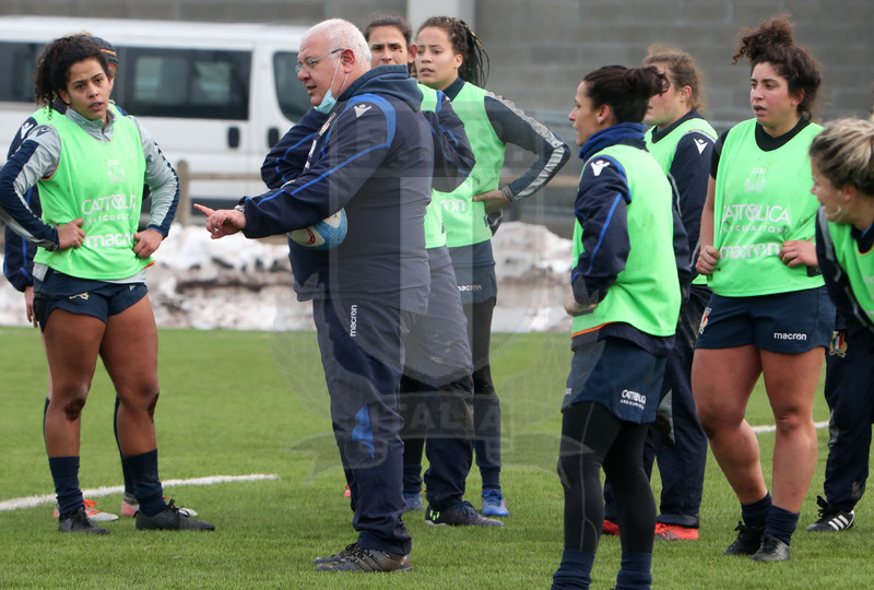 Guinness Sei Nazioni 2021, Parma, Cittadella del Rugby 09/01/2021, raduno Nazionale Donne, sessione di allenamento, l\