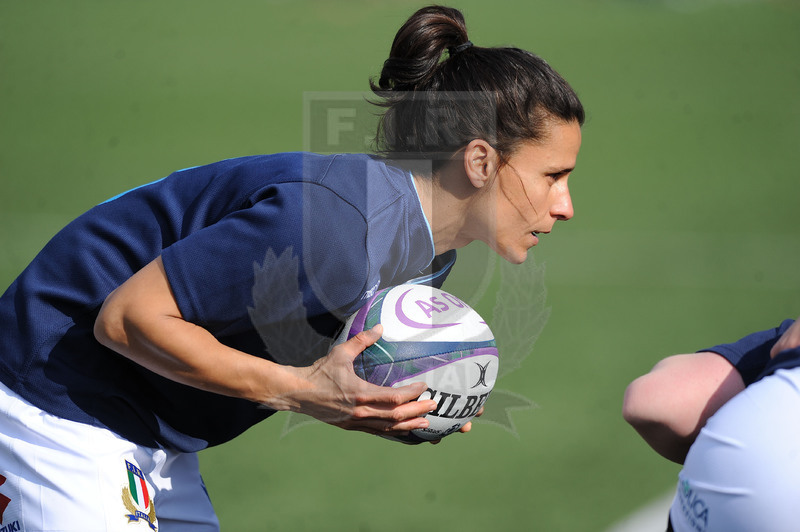 Guinness Sei Nazioni Donne 2021, Glasgow, Scoststoun Stadium 17/04/2021, Scozia Donne v Italia Donne, warm-up, Sara Barattin. Foto Daniele Resini/Fotosportit