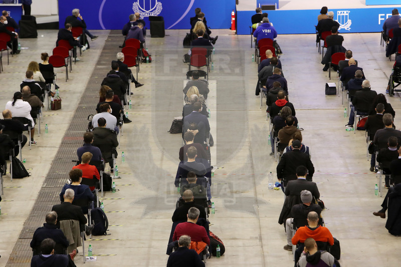 Assemblea generale ordinaria elettiva Fir, Roma, Nuova Fiera di Roma 13/03/2021. Foto Daniele Resini/Fotosportit