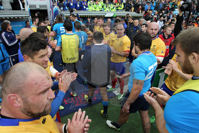 Rugby World Cup 2015, Pool D, Exeter 11/10/2015, Italia v Romania, i corridoi a fine partita. Foto Daniele Resini/Fotosportit