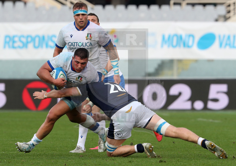 Autumn Nations Cup, Cattolica Test match 2020, Firenze, stadio Lanfranchi 14/11/2020, Italia v Scozia, Foto Daniele Resini/Fotosportit