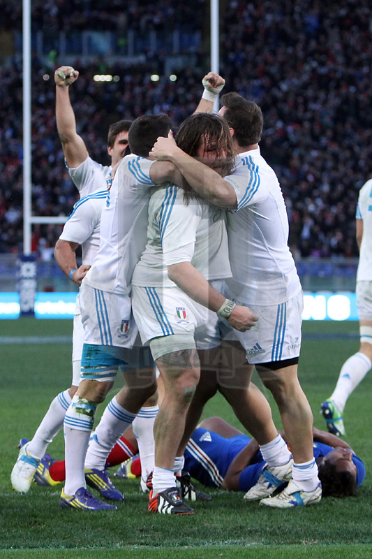Sei Nazioni 2012, Roma, stadio Olimpico, Italia v Francia, l\
