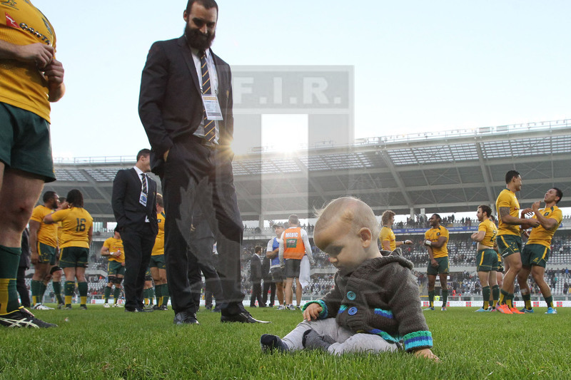 Cariparma test match 2013, Torino 9 novembre 2013, Italia v Australia, il flglio del tallonatore Moore.