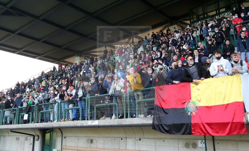 Test match U18, Trviso, stadio di Monigo, Italia U18 v Irlanda U18, il pubblico di Monigo. Foto Daniele Resini/Fotosportit