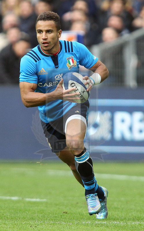 Rbs Sei Nazioni 2016, round 1, Parigi, Stade de France 06/02/2016, Francia v Italia, David Odiete. Foto Daniele Resini/Fotosportit
