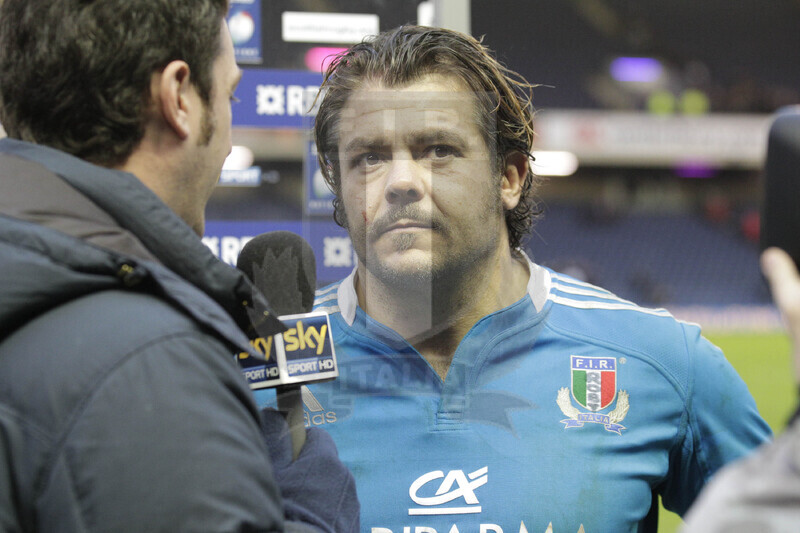 RBS 6 Nazioni 2013, Edimburgo, Murrayfield Stadium, 9-02-2013, Scozia v Italia
