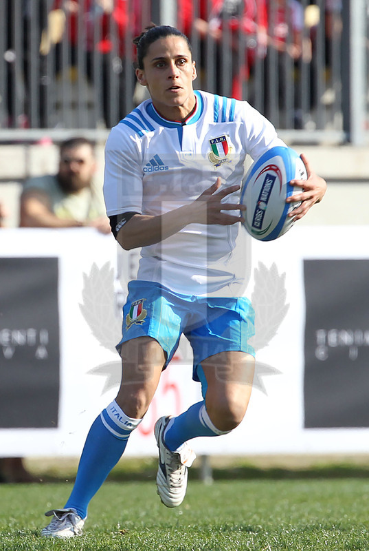 RBS Sei Nazioni Donne 2017, Parma, stadio Sergio Lanfranchi 12/03/2017, Italia Donne v Francia Donne, Sara Barattin. Foto Daniele Resini/Fotosportit